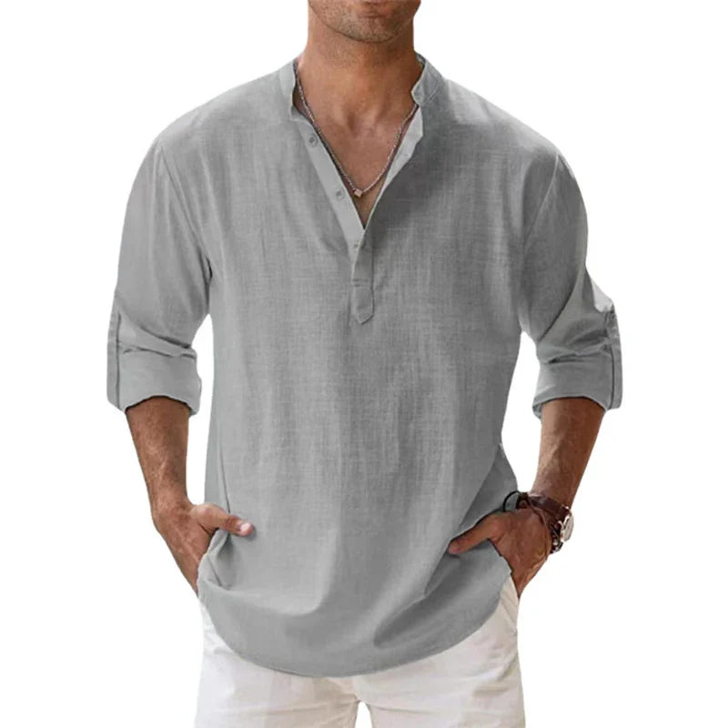 LINO | CAMISA CUELLO ALTO