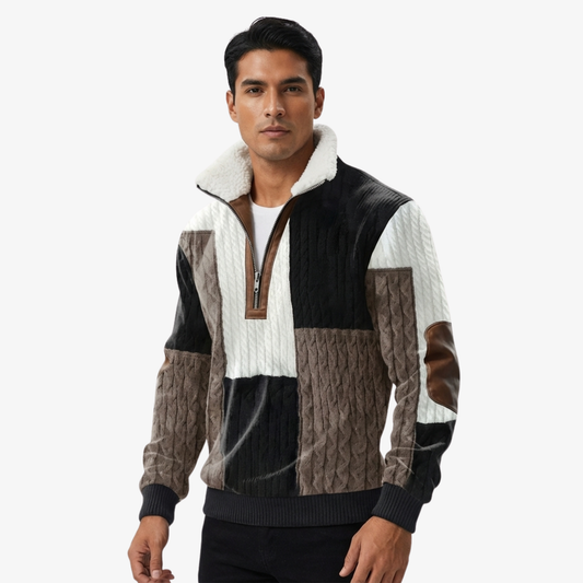 Richard | Suéter con cuello forrado cálido