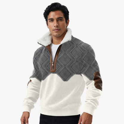 Éloi | Suéter con cuello forrado cálido