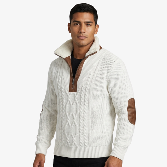 Romain | Suéter con cuello forrado cálido