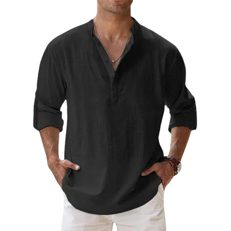 LINO | CAMISA CUELLO ALTO