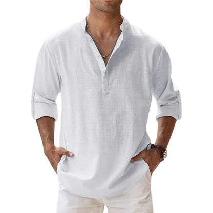 LINO | CAMISA CUELLO ALTO