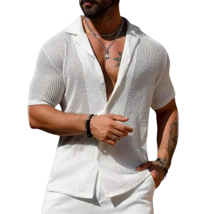 Rodrigo | Camisa calada de manga corta